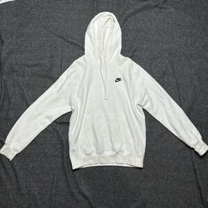 Nike White Sweatshirt Hoodie Casual